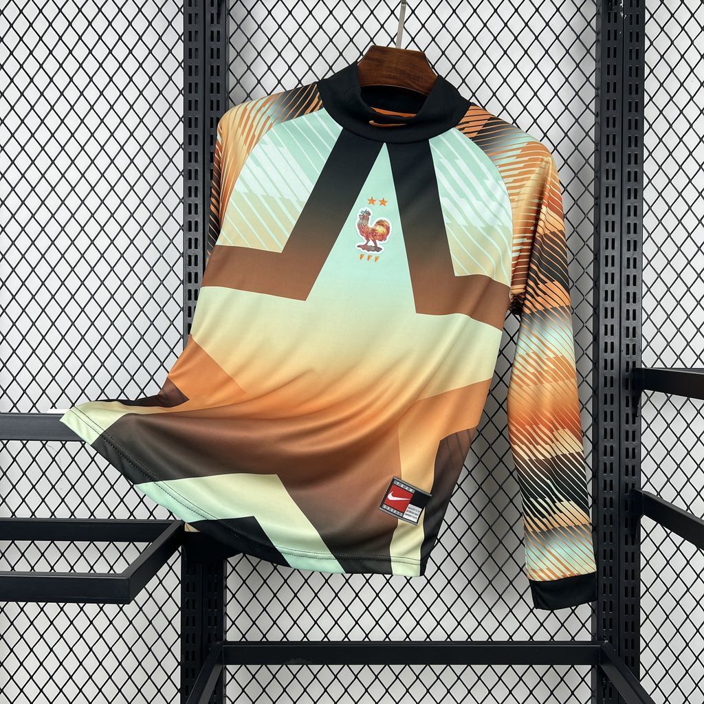 France Football Jersey Goalkeeper Hollywood Long Sleeve Custom Shirt World Cup 2026 - sinoshirt