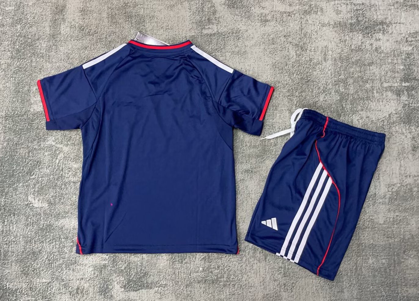 Olympique Lyonnais Football Jersey Away Kids Kit Jerseys+Shorts 2025/26 - sinoshirt