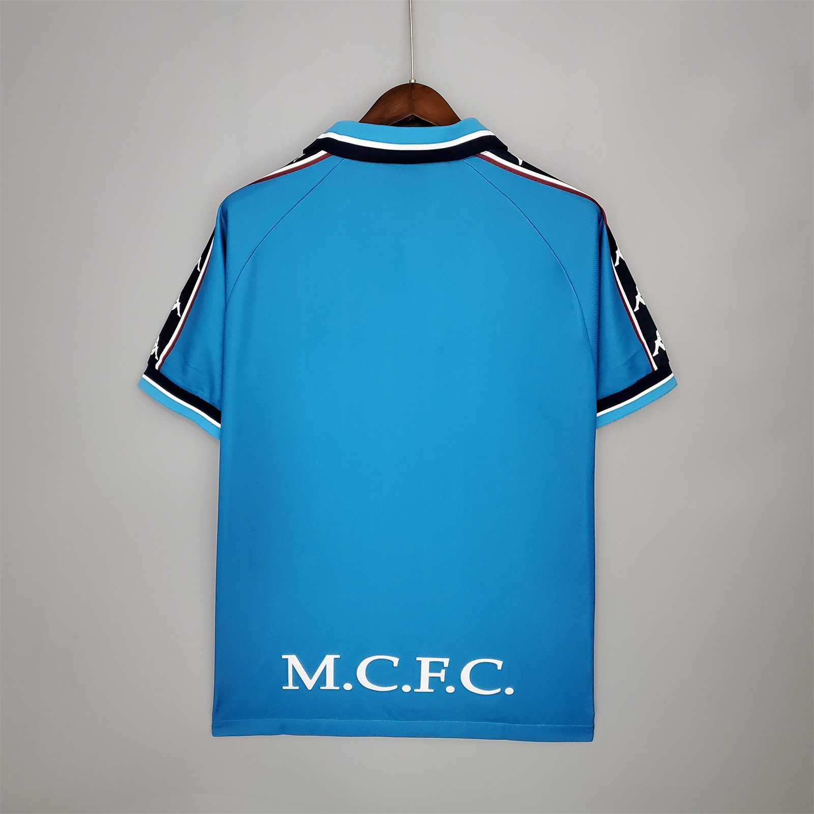 Manchester City Retro Home Football Jersey Shirt 1997/99 - sinoshirt