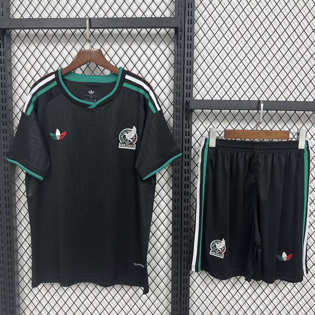 Mexico Soccer Jersey Third Away Kids Kit Jersey+Shorts World Cup 2026 - sinoshirt