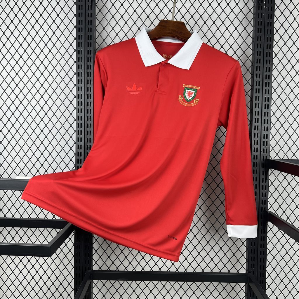 Wales Football Jersey 150th Anniversary Long Sleeve Custom Shirt World Cup 2026 - sinoshirt