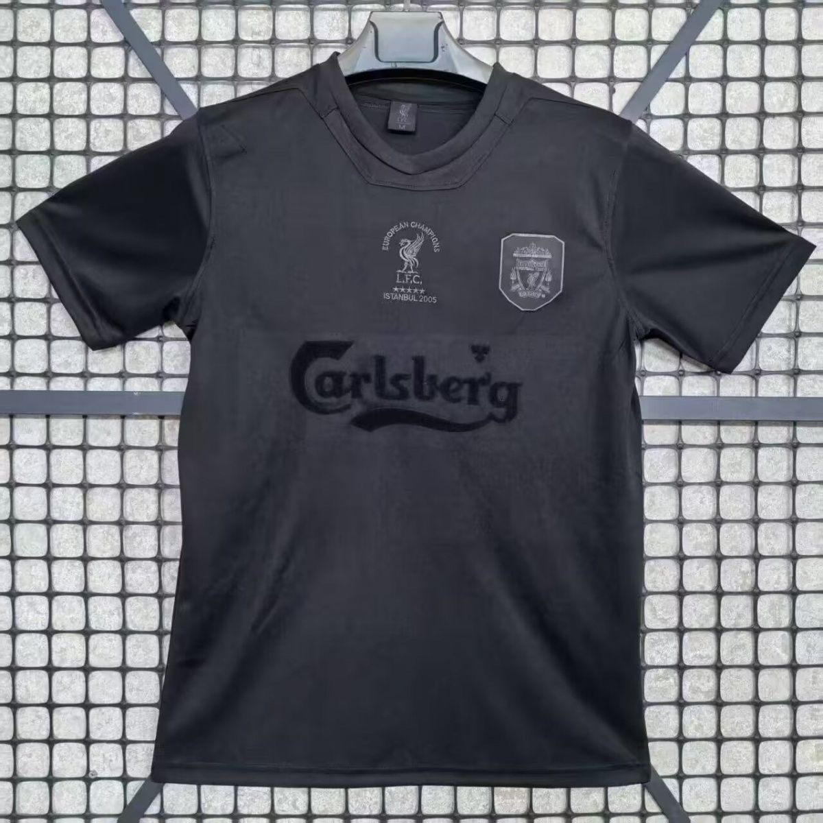 Liverpool Football Jersey 20th Anniversary Istanbul Blackout Custom Shirt 2025/26 - sinoshirt