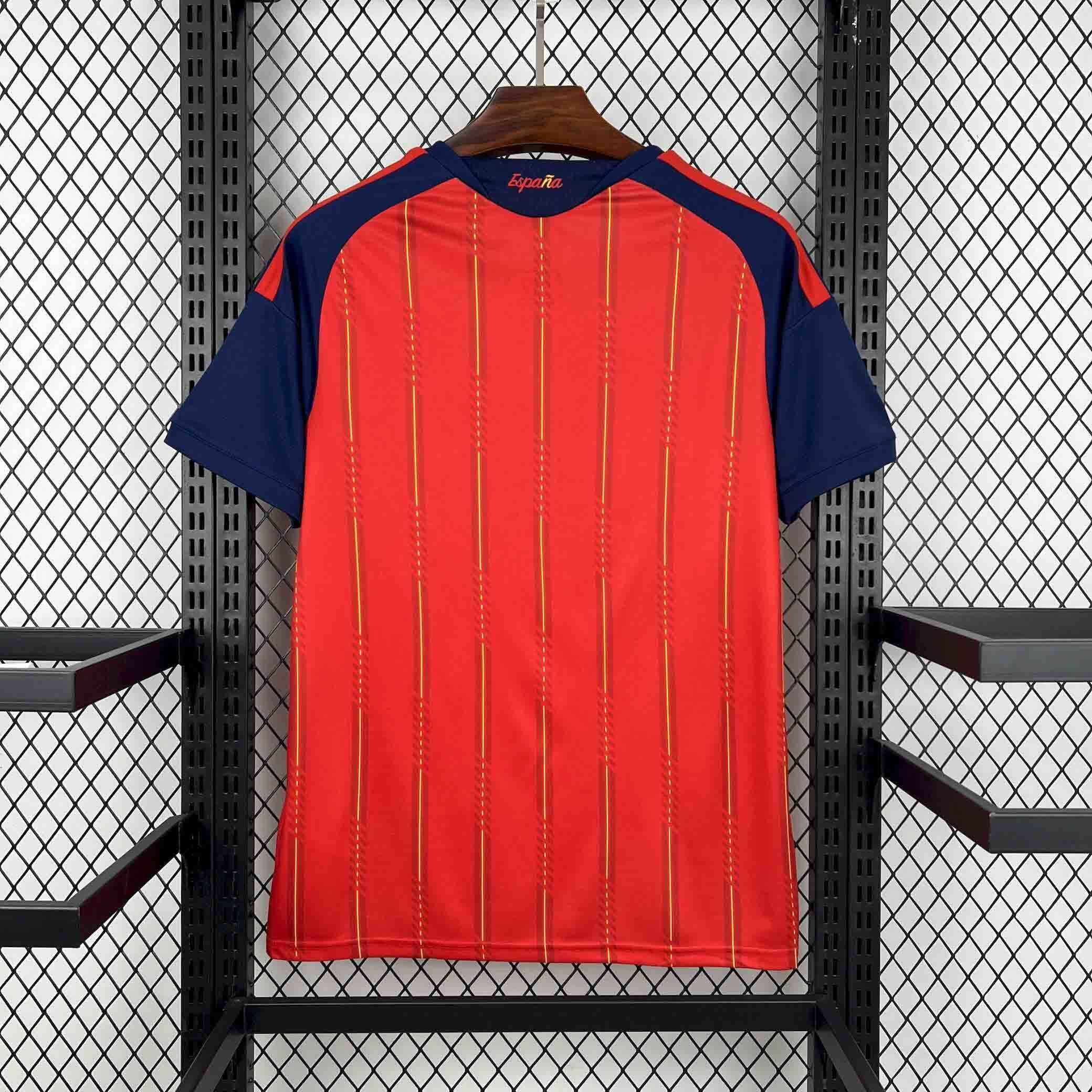 Spain Soccer Jersey Home Custom Shirt World Cup 2026 - sinoshirt