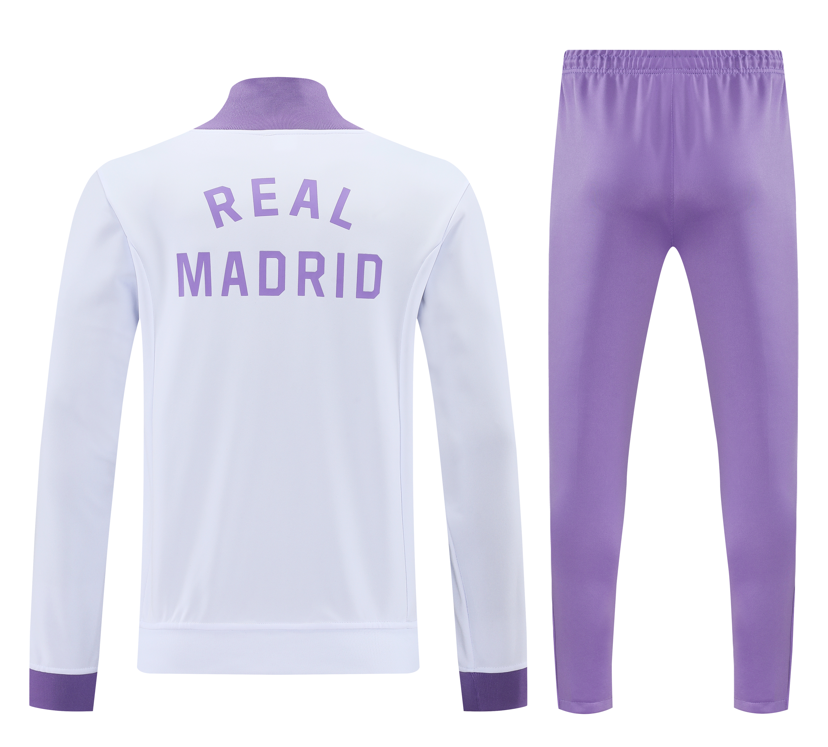 Real Madrid Training Kit (Jacket+Pants) White&Purple 2025/26 - sinoshirt