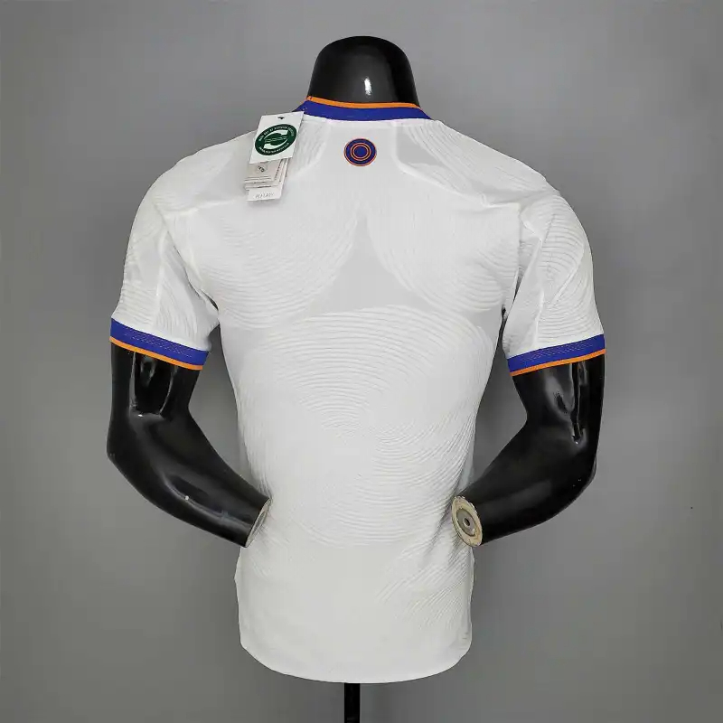 Real Madrid Authentic Retro Jersey Home Soccer Shirt 2021/22 - sinoshirt