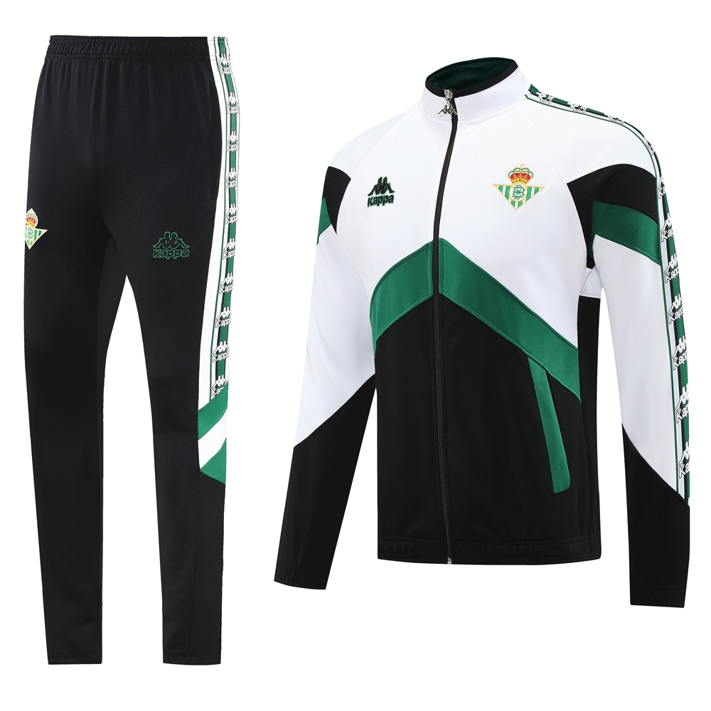 Real Betis Training Kit (Jacket+Pants) White 2025/26 - sinoshirt