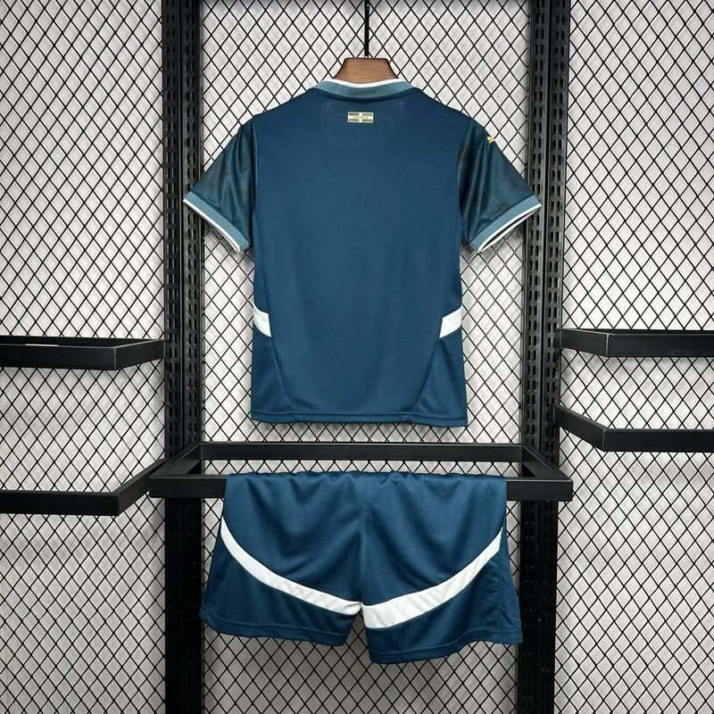 Marseille Soccer Jersey Away Kids Kit Jerseys+Shorts 2024/25 - sinoshirt