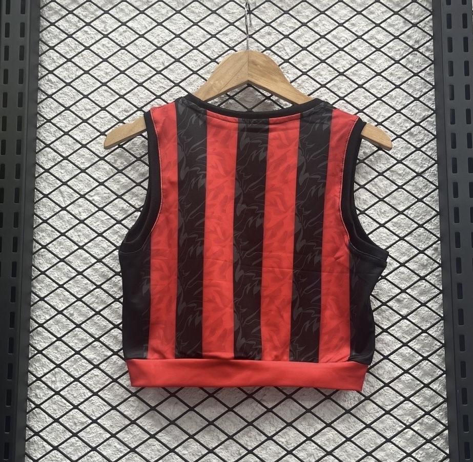 AC Milan Soccer Jersey Home Women's Vest 2025/26 - sinoshirt