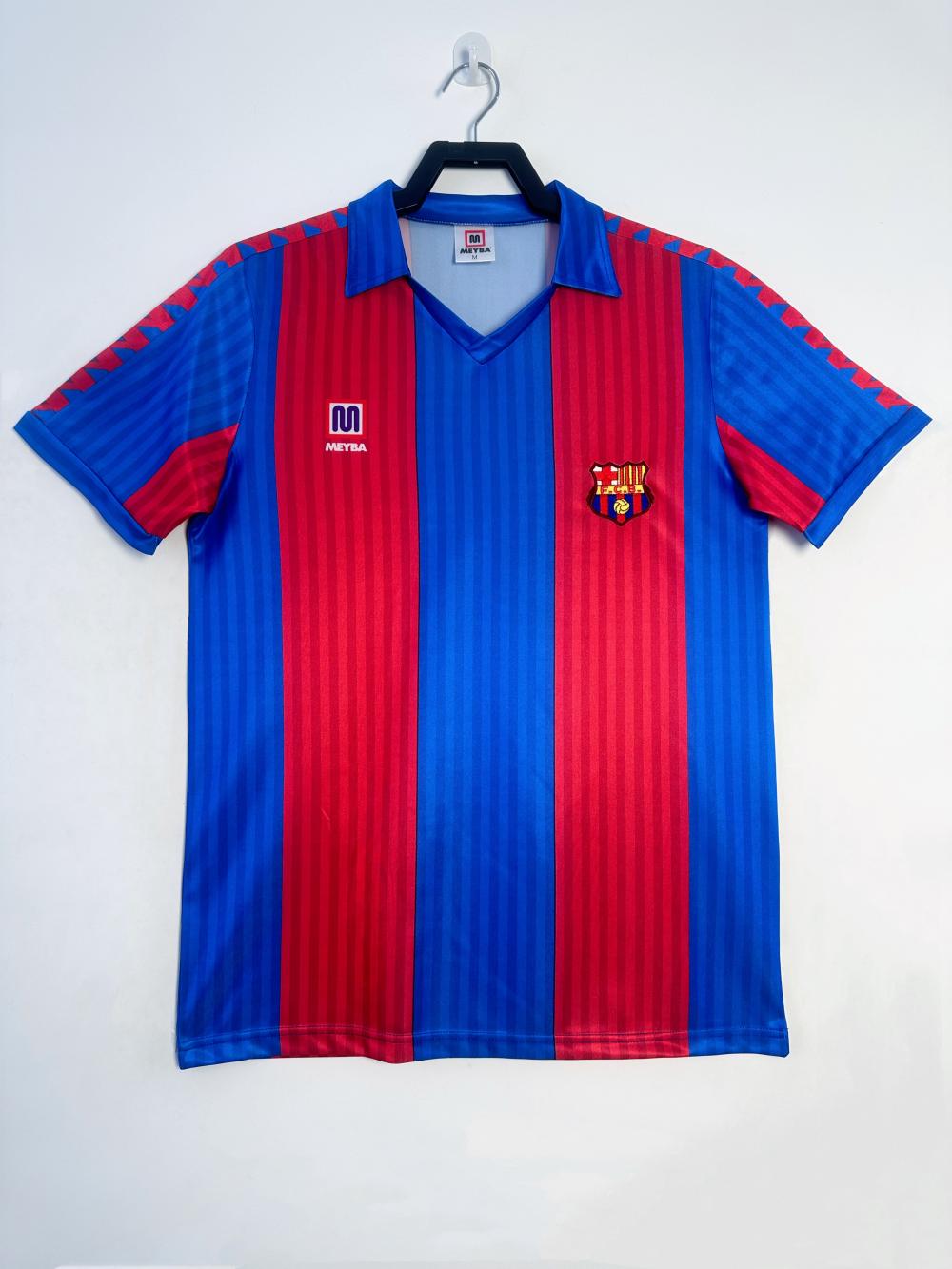 Barcelona Retro Jersey Home Soccer Shirt 1989/92 - sinoshirt