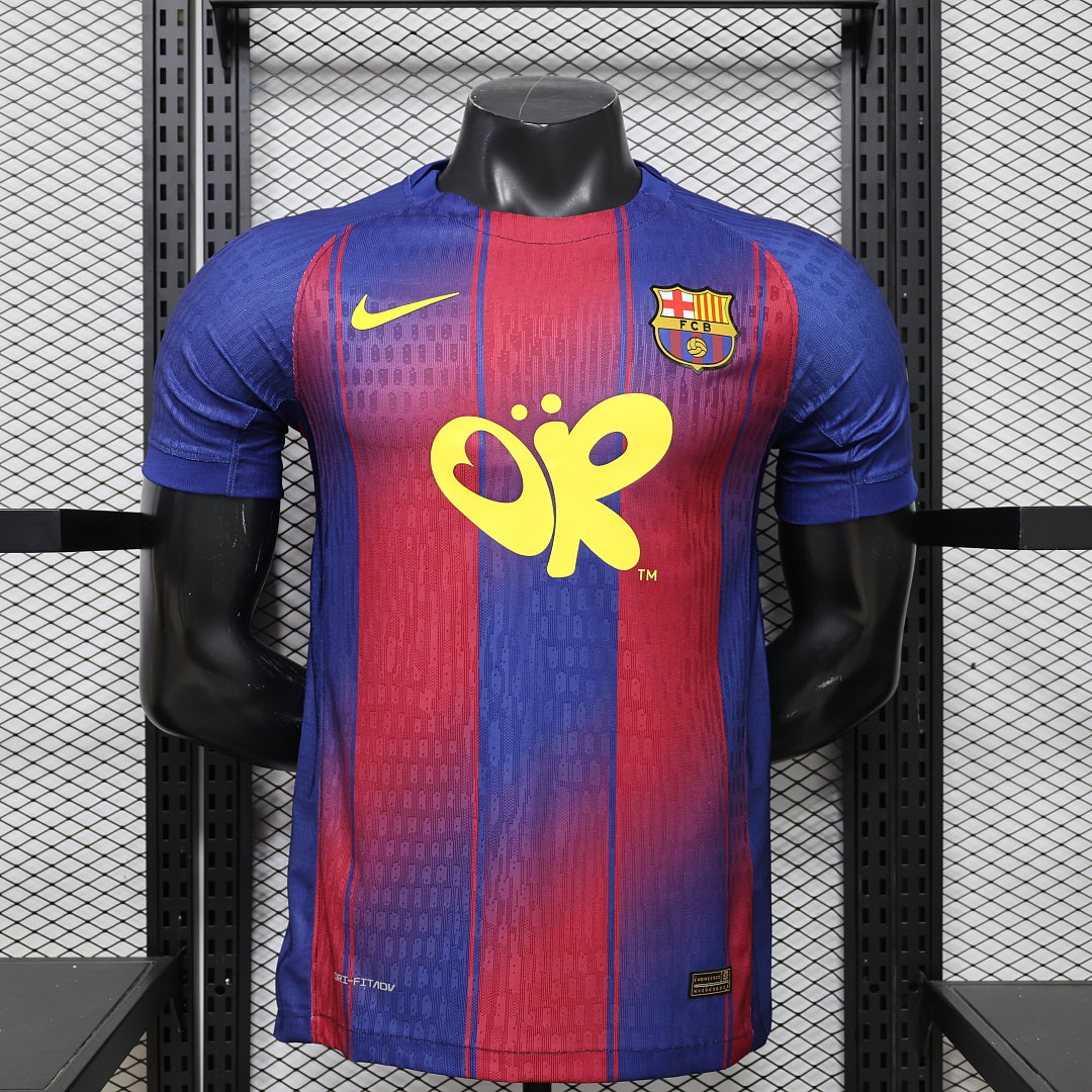 Barcelona Authentic Football Jersey Home x Olivia Rodrigo Shirt 2025/26 - sinoshirt