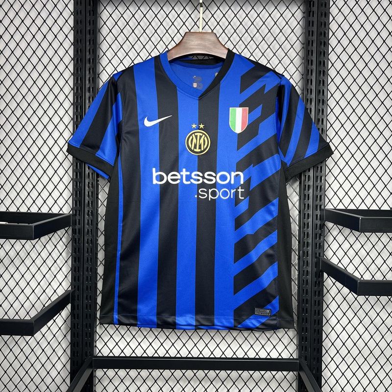 Inter Milan Soccer Jersey Home Custom Shirt 2024/25 - sinoshirt