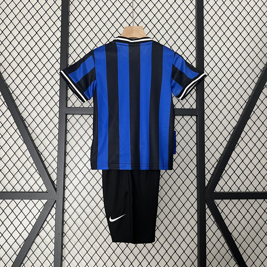 Inter Milan Retro Jersey Custom Kids Kit Jerseys+Shorts 2009/10 - sinoshirt