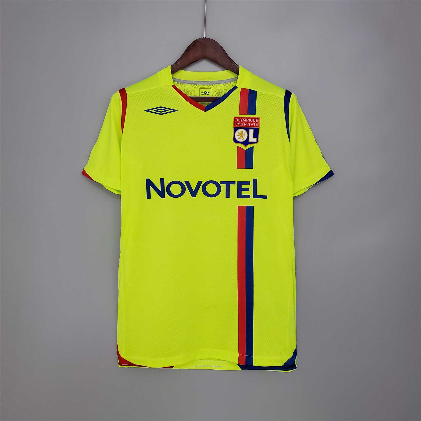 Olympique Lyonnais Retro Football Jersey Third Away Custom Shirt 2008-09 - sinoshirt
